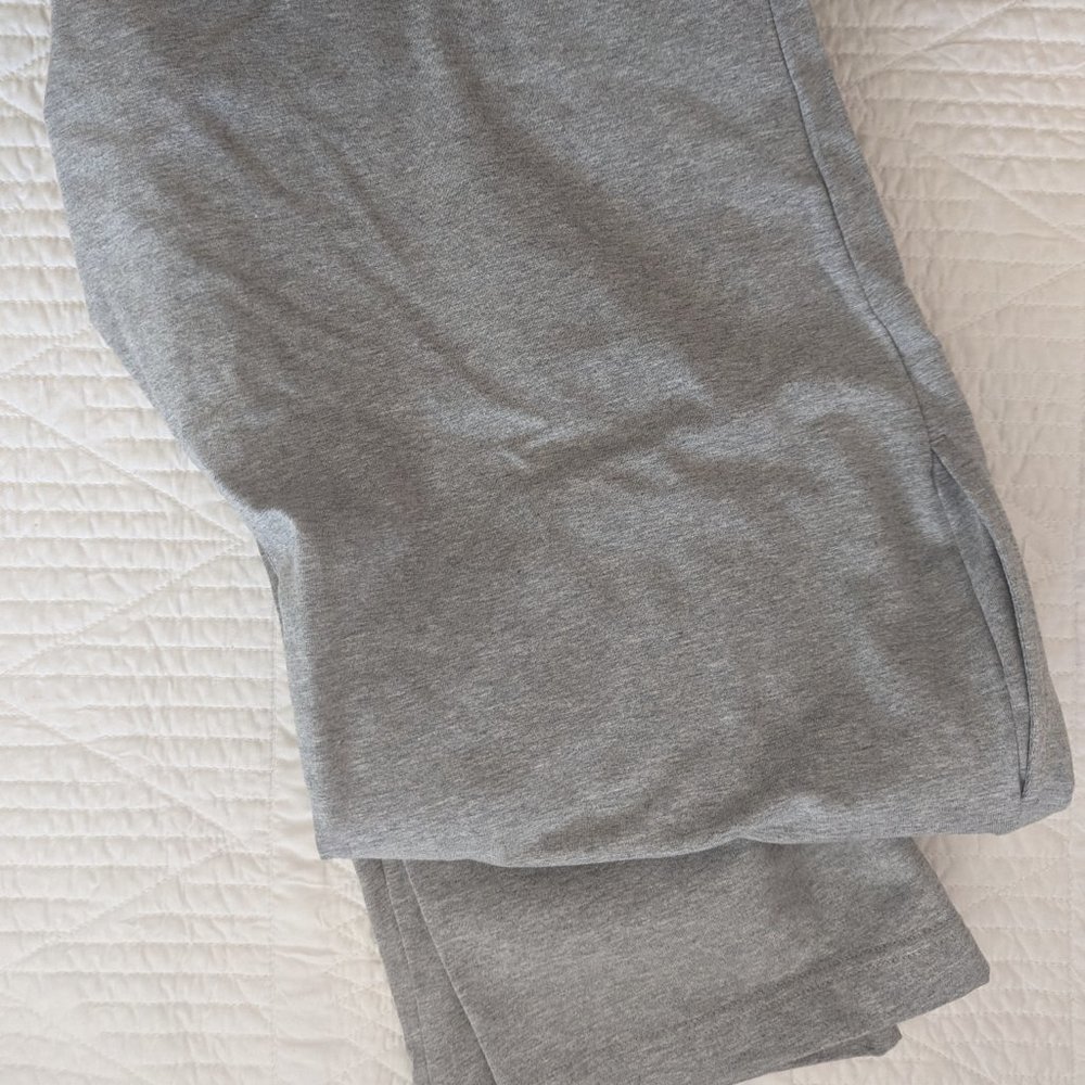 Karen Scott Sport Pant Smoke Gray Heather Petite XL